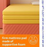 تصویر تشک طبی برند یونیک فوم با لایه‌های فوم سرد و مموری فوم برای کاهش فشار روی کمر و ستون فقرات