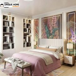 خریدسرویس تخت خواب به همراه پاتختی و پاف در سایت فروشگاهی -https:// uniquehome.ir