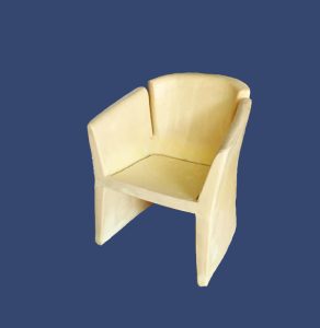 صندلی تمام فوم فلزی با ترکیب فوم سرد و اسکلت فلزی