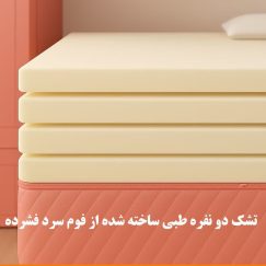 تشک دو نفره طبی ساخته شده از فوم سرد فشرده در شرکت یونیک فوم قابل فروش در همین سایت - https://uniquehome.ir