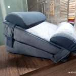 بالش طبي هوشمند مثلثی مموری فوم دار- ست بالش گوه ای تخت یوینک فوم 4 تیکه ویژه استراحت پس از جراحی برای تسکین درد کمر، ساق پا و زانو، ضد رفلاکس اسید معده photo review