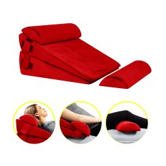 بالش طبی هوشمند گوه ای تخت ارتوپدی یوینک فوم، مناسب پس از جراحی برای تسکین درد کمر، ساق پا و زانو، بالش نشسته قابل تنظیم برای خواب، رفلاکس اسید و ریفلاکس