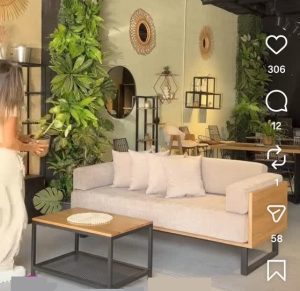 قیمت کاناپه سه نفره ارزان‌تر از دیجی کالا با طراحی مدرن و جلو مبلی