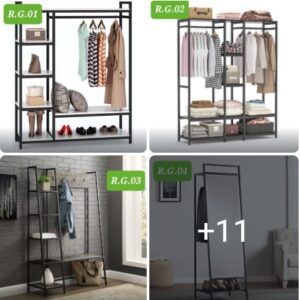 رگال جا لباس فلزی مدرن مناسب منزل و اتاق خواب