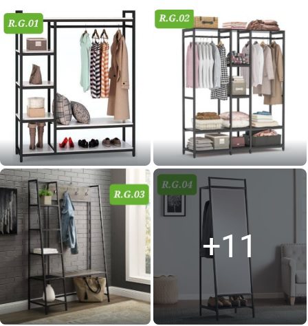 دسته بندی رگال رگال جا لباس فلزی مدرن مناسب منزل و اتاق خواب